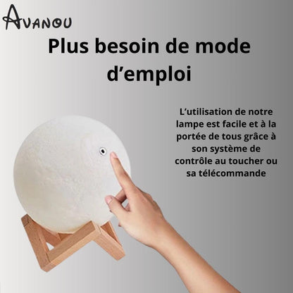 MoonGlow™ - Lampe Lune Personnalisée