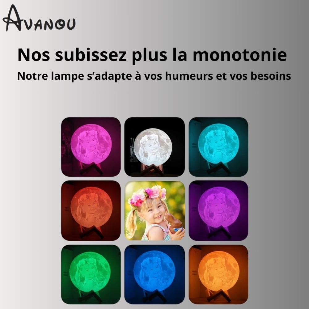 MoonGlow™ - Lampe Lune Personnalisée